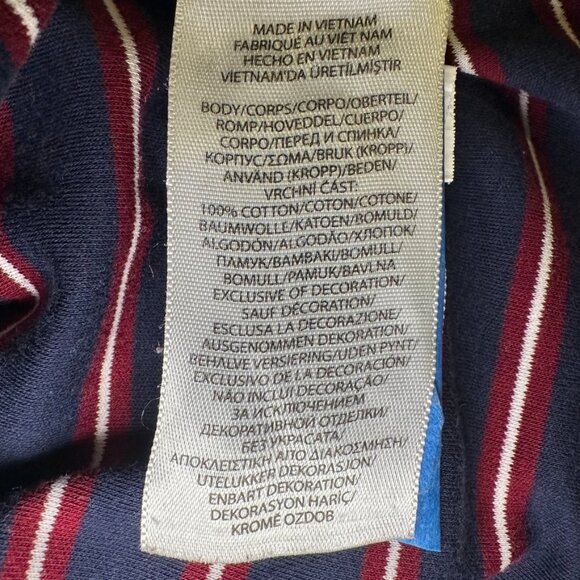 Ralph Lauren Polo Shirt Size XL Flesh Color Pony with red and white stripes - Picture 5 of 5